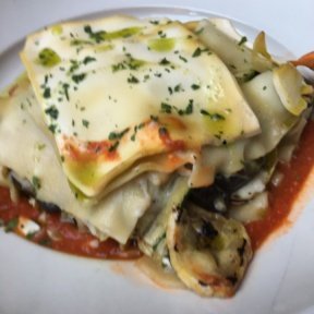 Gluten-free zucchini lasagna from Jules Bistro
